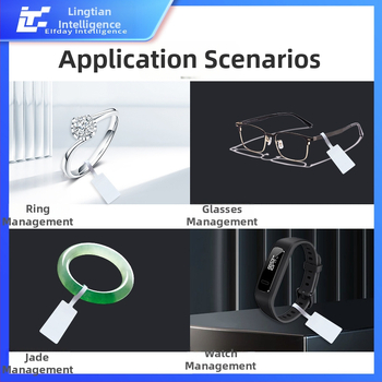 RFID UHF šperková etiketa, čip M730, dosah čítania 700, kapacita 128, dĺžka zápisu/mazania 100000, pasívna karta