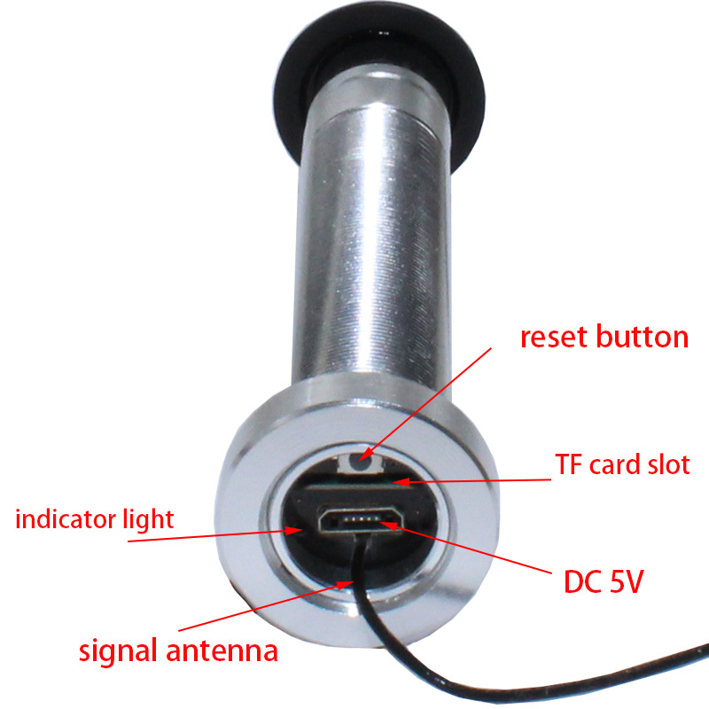 Unutarnja Wi-Fi inteligentna kamera, 3MP infracrveno noćno vid, fisheye širokokutni objektiv 1.44 mm, napajanje 5V