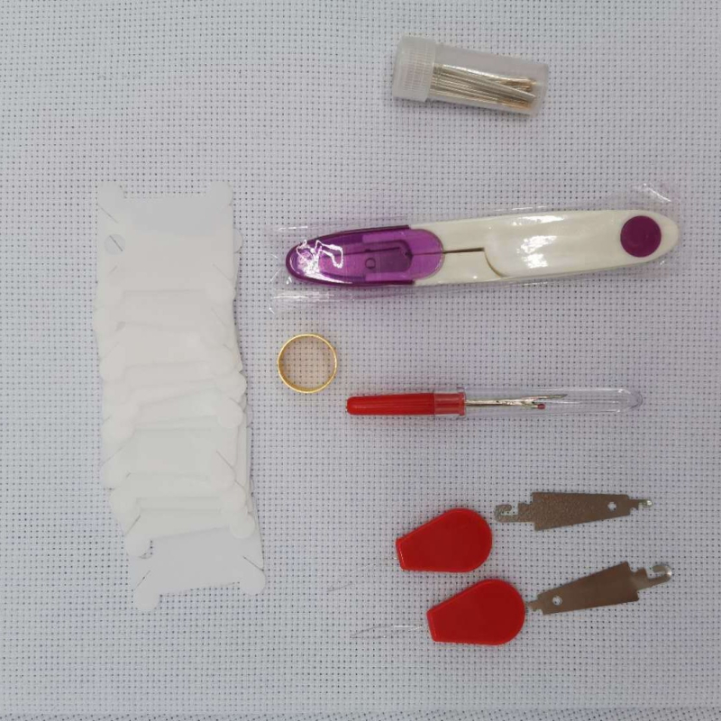 Set za križićno vez s bambusnim okvirom i dodacima u narodnom stilu