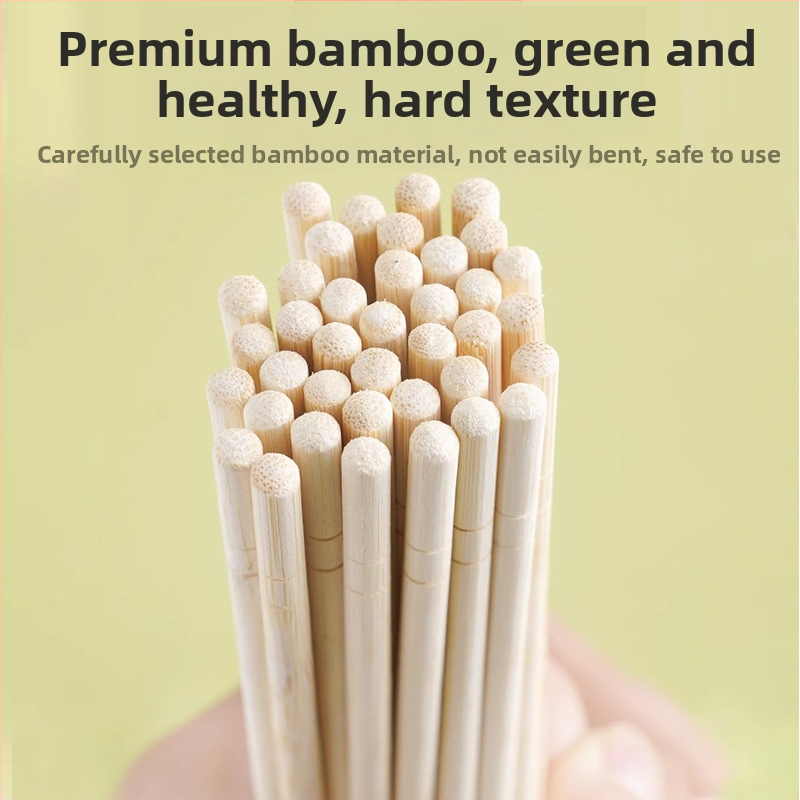 Jednorázové bambusové paličky na jedenie, jednotlivo balené pre dospelých, nový čínsky štýl