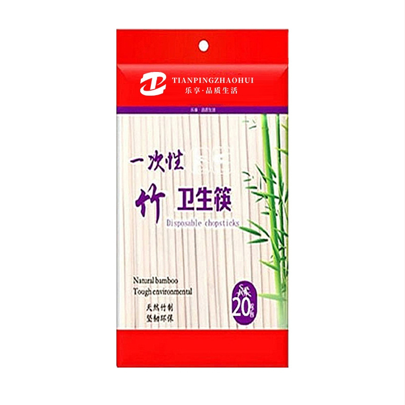 Jednorázové bambusové paličky na jedenie, jednotlivo balené pre dospelých, nový čínsky štýl