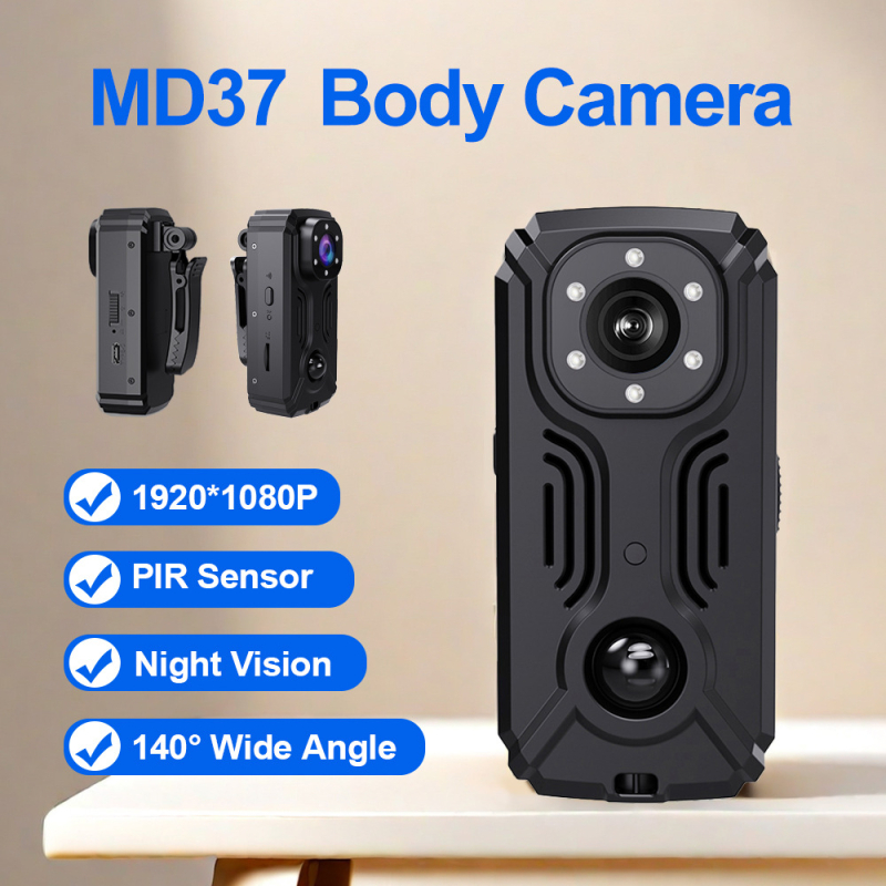 MD37 Cameră cu consum redus de energie – 2K video, IR-CUT, obiectiv 6mm, alimentare 5V, rază IR 3–5 m