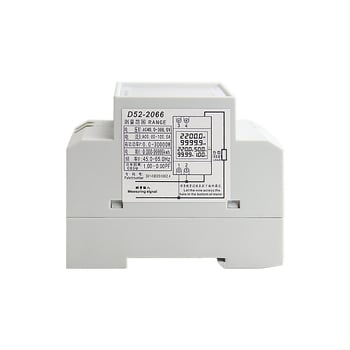 D52-2066 contor electric single-phase inteligent, watt-hour, montare pe rail DIN, curent 40–300 A (CT încorporat), tensiune 300 VAC