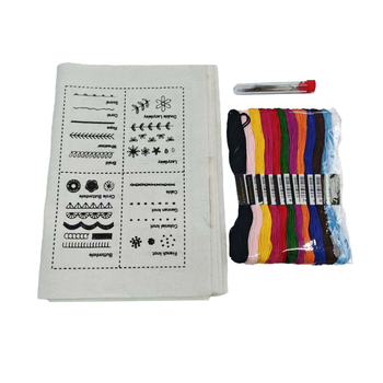 Hímzőkönyv (len; Dream spinning cross stitch; modern minimál stílus; hálószoba)