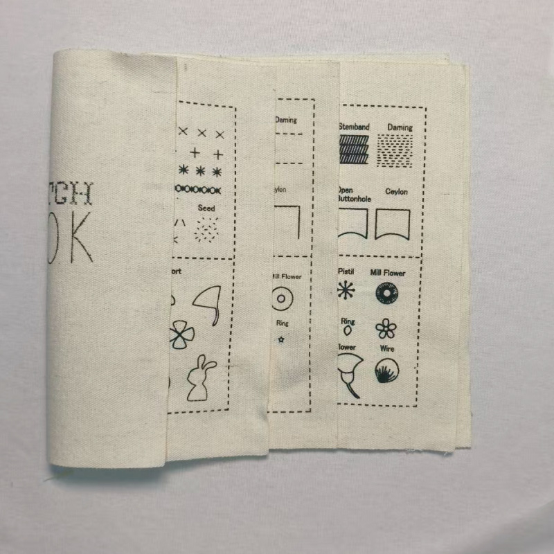 Hímzőkönyv (len; Dream spinning cross stitch; modern minimál stílus; hálószoba)