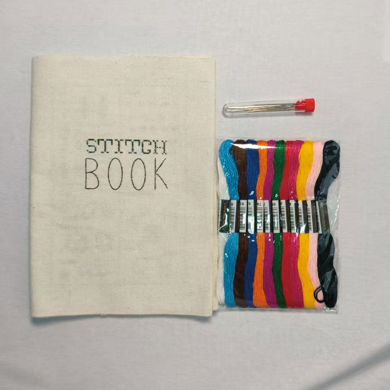 Hímzőkönyv (len; Dream spinning cross stitch; modern minimál stílus; hálószoba)