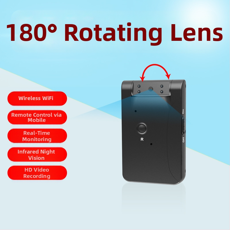 Cameră inteligentă 1080P HD, pan-tilt, viziune de noapte IR până la 12 m, pentru interior și exterior, alimentare 5V 1A