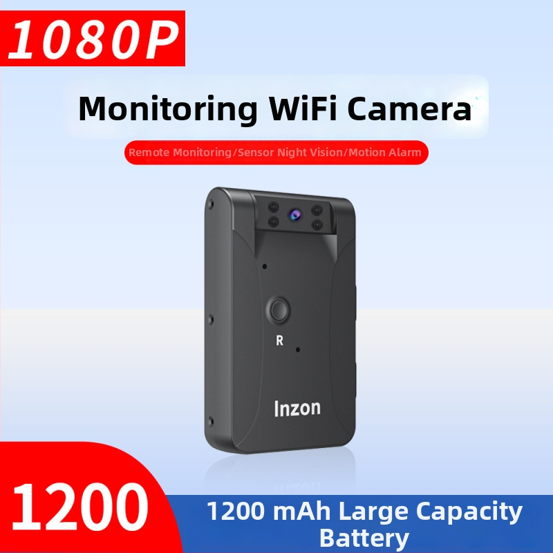 Cameră inteligentă 1080P HD, pan-tilt, viziune de noapte IR până la 12 m, pentru interior și exterior, alimentare 5V 1A