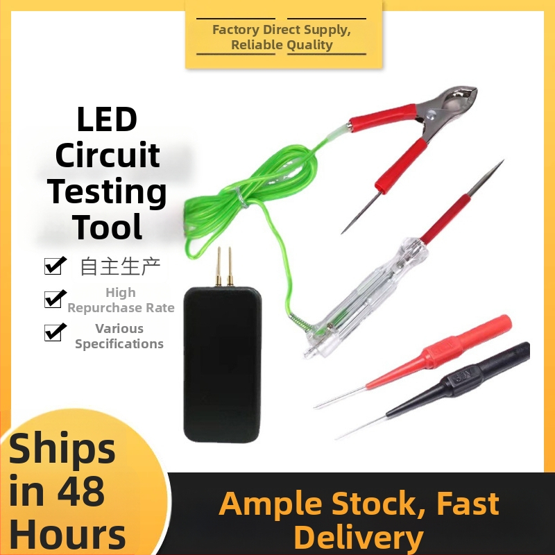 Automobilový tester elektrických obvodov s LED indikátorom, detekcia obvodov a zvukovo-vizuálna diagnostika