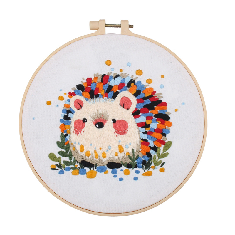 Σετ DIY Κεντήματος – Βαμβακερό Υλικό, Μοντέρνο Απλό Στυλ, Ευρωπαϊκό Αφηρημένο Θέμα Ζώων