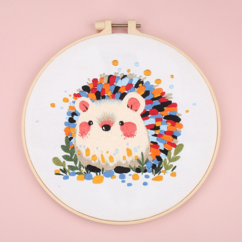 Σετ DIY Κεντήματος – Βαμβακερό Υλικό, Μοντέρνο Απλό Στυλ, Ευρωπαϊκό Αφηρημένο Θέμα Ζώων