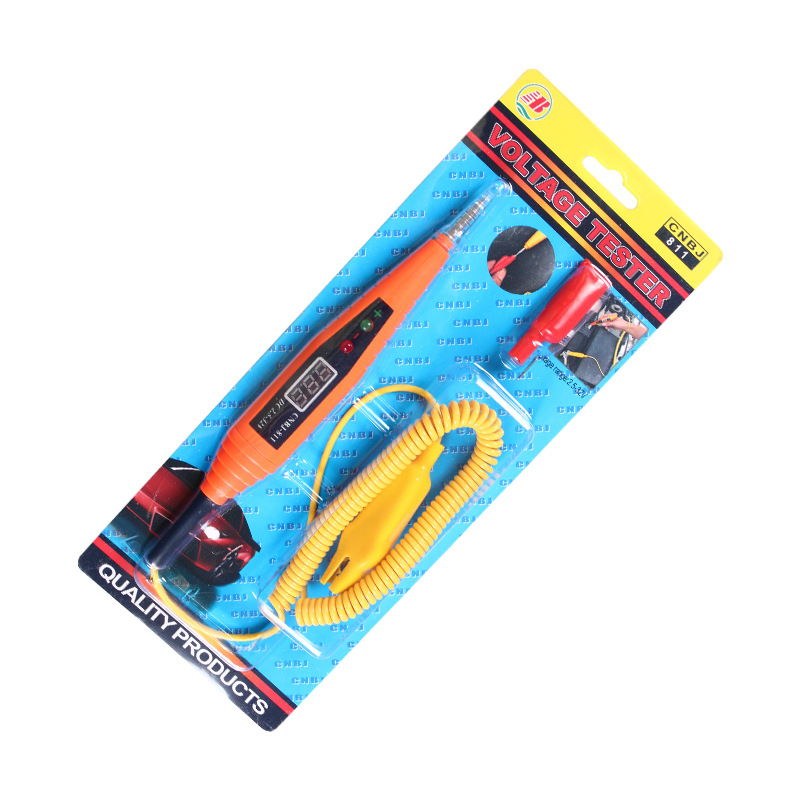 Tester napona za automobil s digitalnim prikazom, 12V–24V, za održavanje električnog sustava vozila