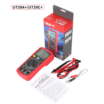 UT39C+ цифров мултиметър с защита от изгаряне и безопасно измерване, измерване на честота и температура, 3 3/4 цифри