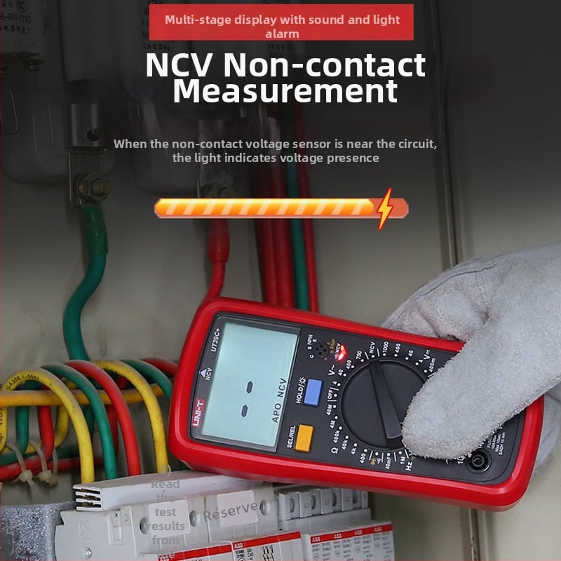 UT39C+ цифров мултиметър с защита от изгаряне и безопасно измерване, измерване на честота и температура, 3 3/4 цифри