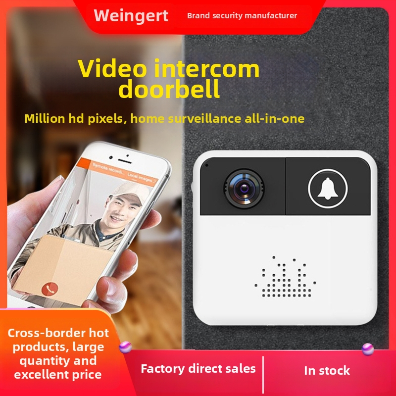 Weiyingte WIN-32 Inteligentná WiFi kamera pre dverový zvonček, 1080p, 3,6 mm objektív, napájanie 5V, IR nočné videnie až 25 m, pracovný rozsah -30°C až 80°C