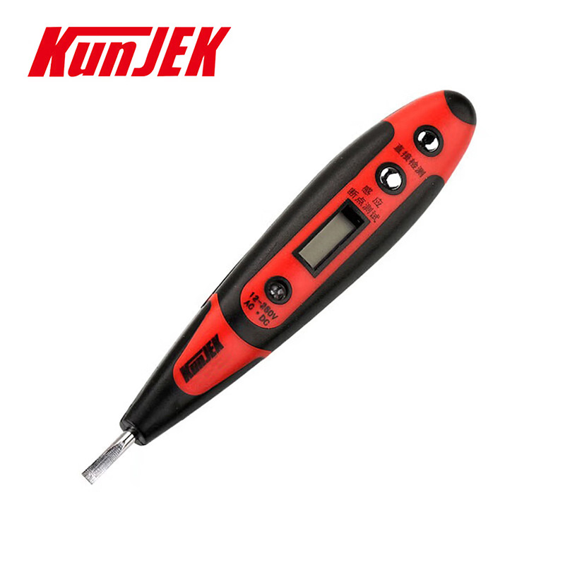 Kunjek 894-006 digitalni tester napona u olovci, 12–250 V