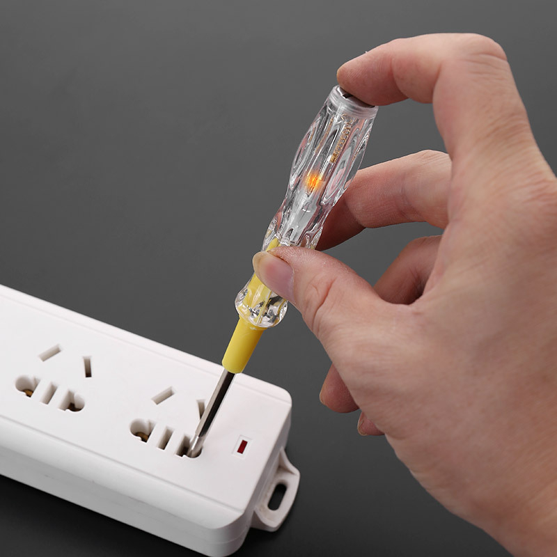 Δοκιμαστικό πενάκι τάσης μοντέλο 6148, διπλής όψης μετρητής, Neon ενδεικτήρας, για οικιακή και εμπορική χρήση, Tai Niu Hui