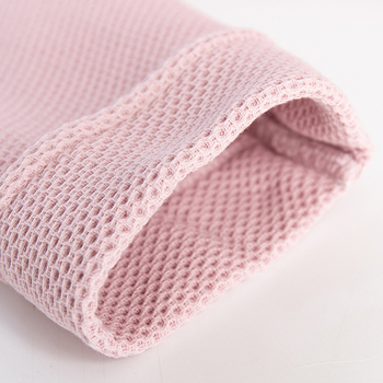 Unisex zimski ogrtač za kupanje od 100% pamuka, uzorak honeycomb waffle, ekstra dug