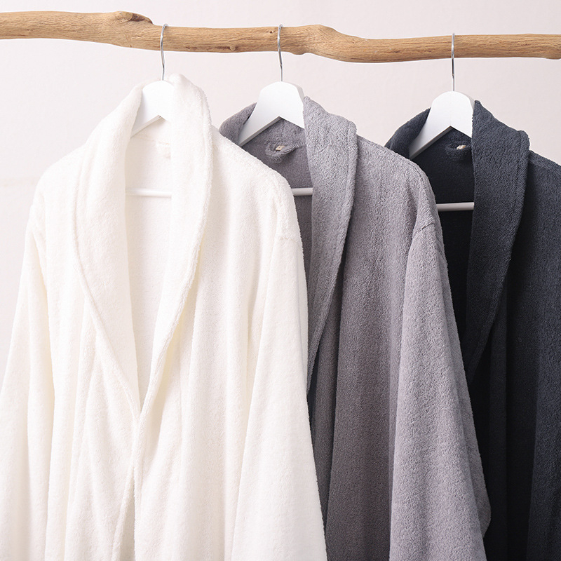 Kupaći ogrtač, 100% pamuk terry, jesen-zima, unisex, upijajući