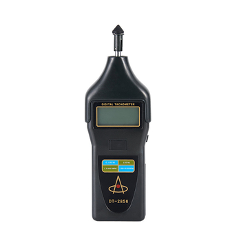 DT-2856 ψηφιακός ταχομέτρητης για μέτρηση της γραμμικής ταχύτητας κινητήρα, στροφών ανά λεπτό και συχνότητας, ακρίβεια ±(0,05% n + 1 d), τάση μέτρησης 6 V, ρεύμα μέτρησης 0,030 A