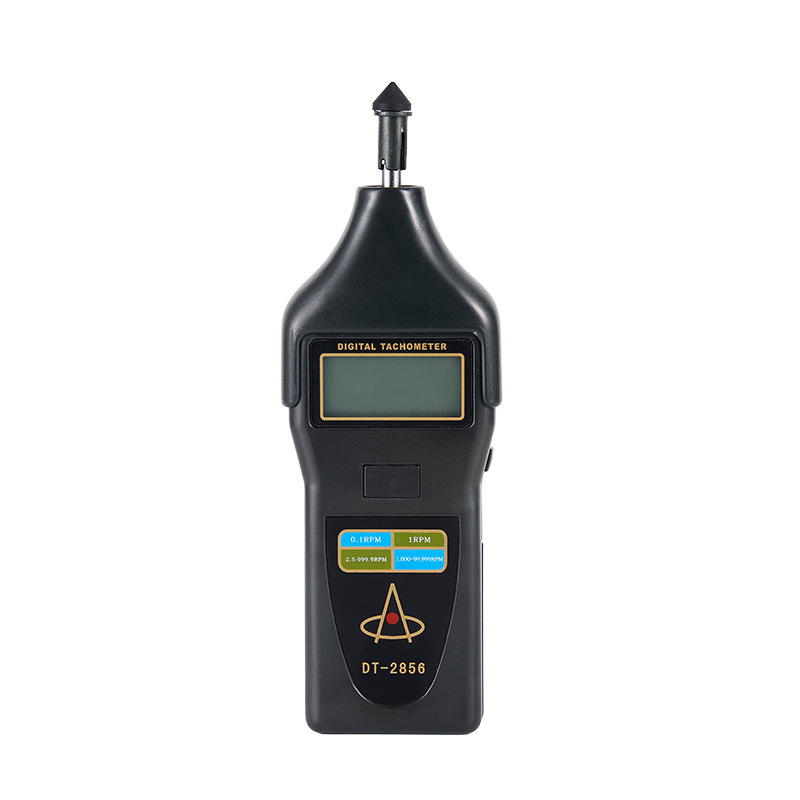 DT-2856 ψηφιακός ταχομέτρητης για μέτρηση της γραμμικής ταχύτητας κινητήρα, στροφών ανά λεπτό και συχνότητας, ακρίβεια ±(0,05% n + 1 d), τάση μέτρησης 6 V, ρεύμα μέτρησης 0,030 A