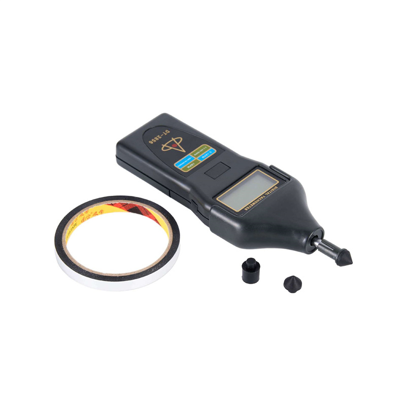 DT-2856 ψηφιακός ταχομέτρητης για μέτρηση της γραμμικής ταχύτητας κινητήρα, στροφών ανά λεπτό και συχνότητας, ακρίβεια ±(0,05% n + 1 d), τάση μέτρησης 6 V, ρεύμα μέτρησης 0,030 A