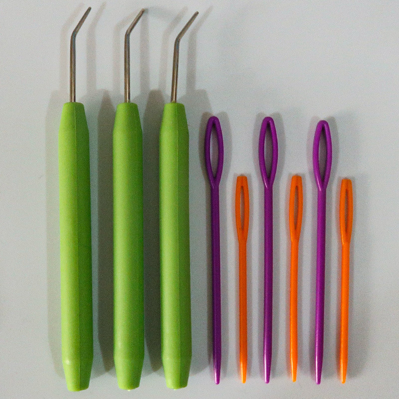 Dyx horgolótűkészlet műanyag fogantyúval és nagy szemű tűkkel