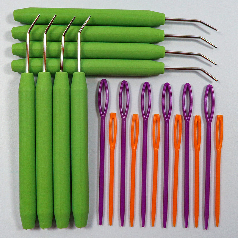 Dyx horgolótűkészlet műanyag fogantyúval és nagy szemű tűkkel