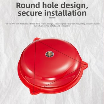 Tulekahjuhäirekell koos helilise ja visuaalse teavituse ning hädaolukorra nupuga