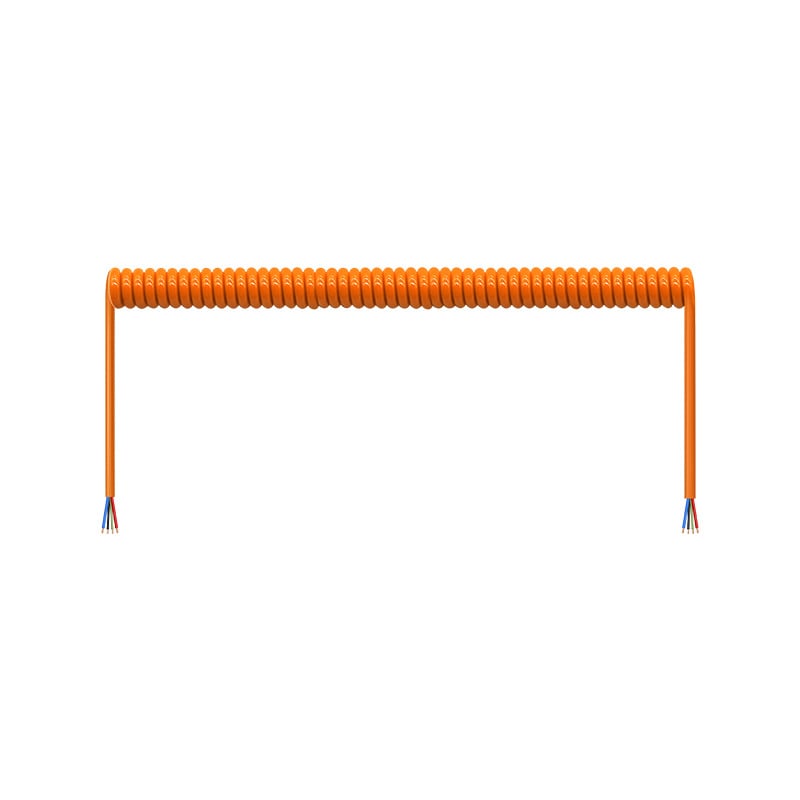 Ke Baolong cablu de alimentare retractabil cu arc și înveliș PU, cablu de date multicore, personalizabil