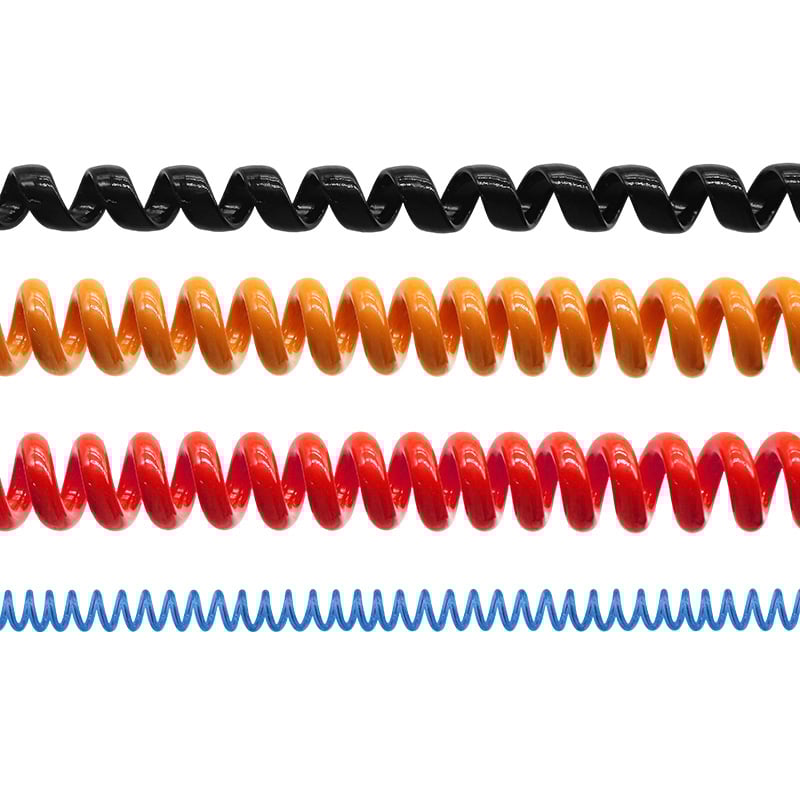 Ke Baolong cablu de alimentare retractabil cu arc și înveliș PU, cablu de date multicore, personalizabil