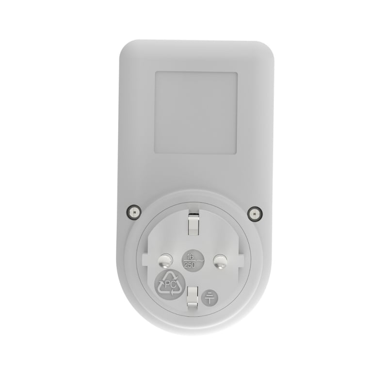 Európai teljesítménymérő aljzat - Teljesítményfigyelő intelligens számlázással - WATTSAVE réz vezetők, PC ház