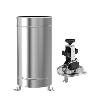 Двоен люлеещ се кош за валежи, неръждаема стомана; RS485 и аналогови изходи 4–20 мА/0–10 В; резолюции 0.1–0.5 мм; диапазон -40°C до 80°C; модел ZTS-3006S/3026