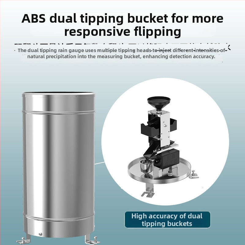 Anain pluviómetr s kývacím vedrom – monitorovanie zrážok, model 001, rozsah merania 0.5/0.2/0.1 mm, kapacita uloženia 0.5/0.2/0.1 mm, hmotnosť 4 kg