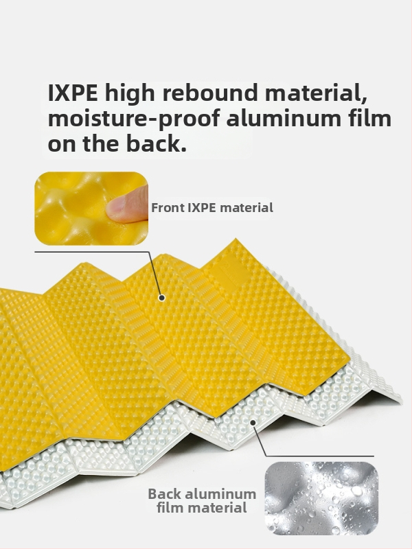 Himalayas Ixpe kamping podloga s aluminijskom folijom, otporna na vlagu, protuklizna, težina 360 g ili 780 g, za 2–4 osobe