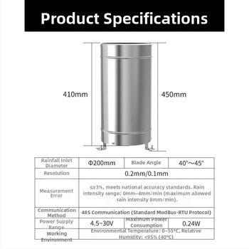 Dažďomerný systém s vyklápacím vedrom pre monitorovanie dažďa (Značka: Anaen; Model: an001; Pôvod: Chongqing; Import: Nie; Spracovanie na zákazku: Nie)