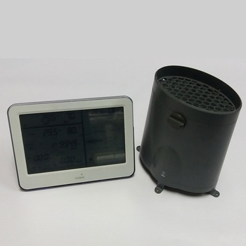 Безжичен дъждомер Pudashun C63 Rain Capt, 433 MHz, външно използване, диапазон 0–999 мм