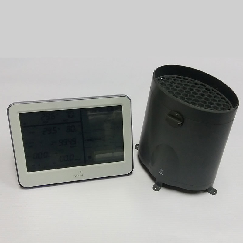 Безжичен дъждомер Pudashun C63 Rain Capt, 433 MHz, външно използване, диапазон 0–999 мм