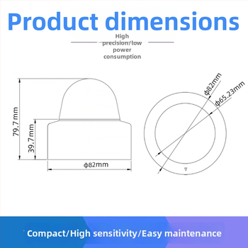 Оптичен датчик за дъжд, висока прецизност, инфрачервено измерване, модел SN-*, за селскостопанска и горска напояване