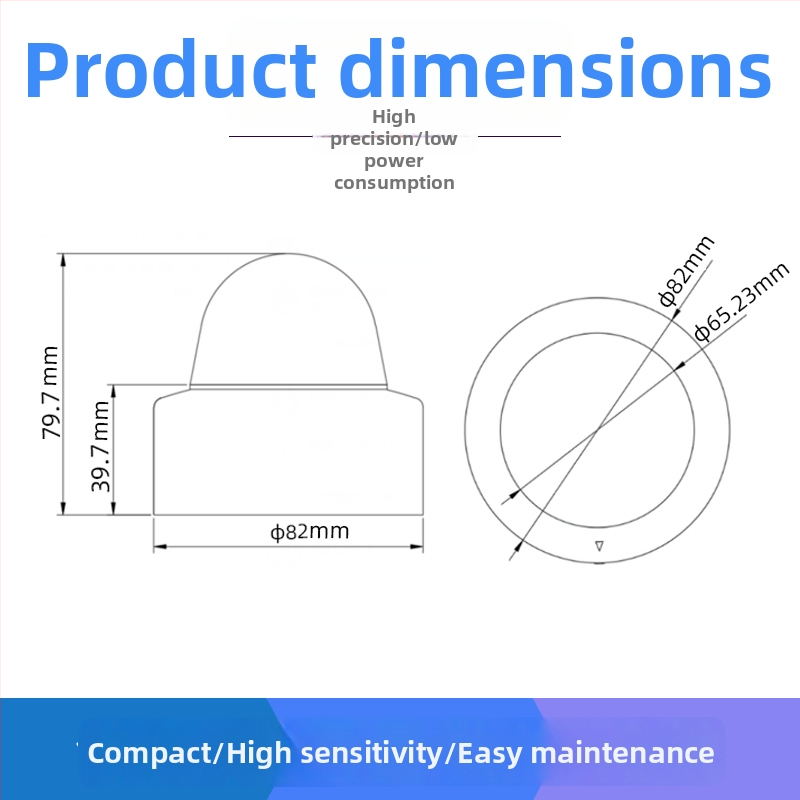 Оптичен датчик за дъжд, висока прецизност, инфрачервено измерване, модел SN-*, за селскостопанска и горска напояване