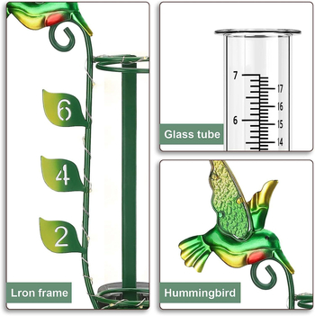 Kültéri esőmérő vasból, dekoratív