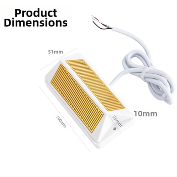 Pohon dverí a okien s káblovým senzorom dažďa, plastová konštrukcia, Guangmai