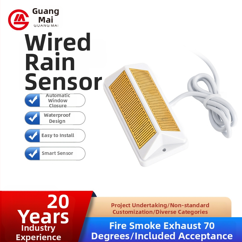 Pohon dverí a okien s káblovým senzorom dažďa, plastová konštrukcia, Guangmai