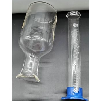 Luanyu dažďomera so sklenenou dažďovou trubkou a dažďovým pohárom, objem 314,2 ml