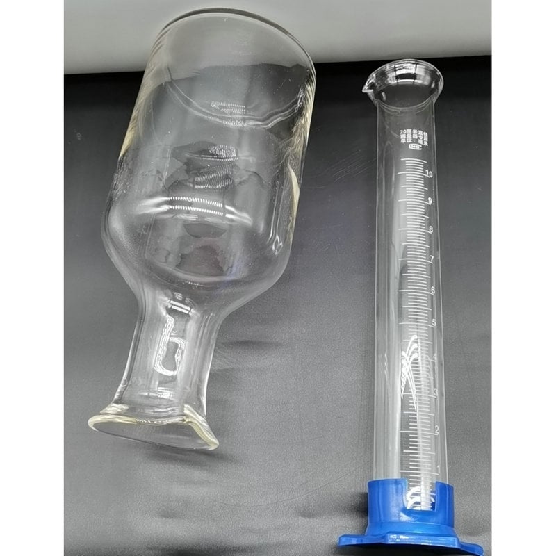 Luanyu dažďomera so sklenenou dažďovou trubkou a dažďovým pohárom, objem 314,2 ml