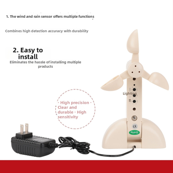 Guangmai Bezdrôtový senzor vetra a dažďa a elektrický otvárač okien – pohon dverí a okien, bezdrôtové diaľkové ovládanie