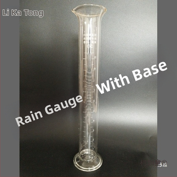 Sklenený daždomer s skleneným tubom pre hydrológiu a meteorológiu, národný štandard