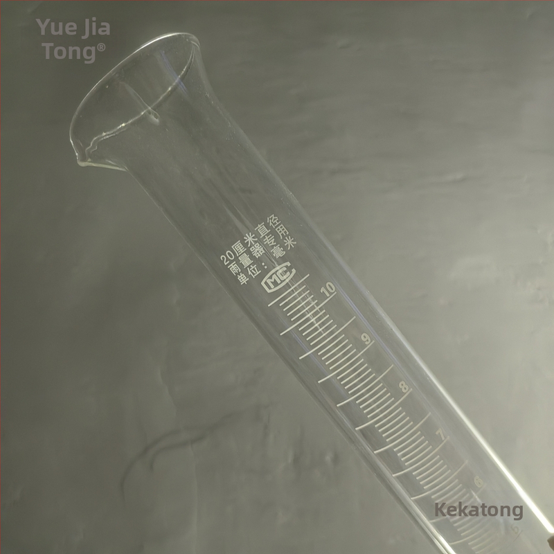 Sklenený daždomer s skleneným tubom pre hydrológiu a meteorológiu, národný štandard