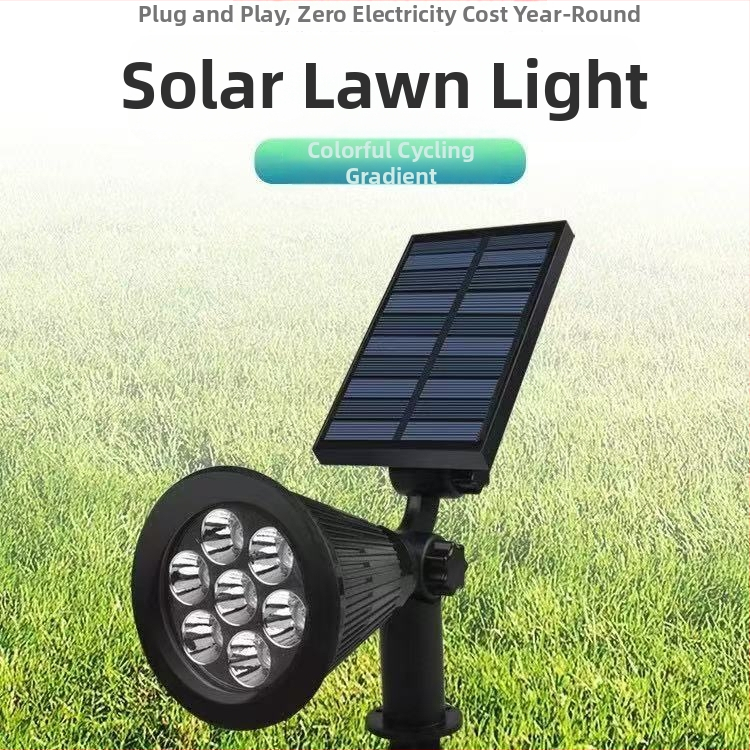 Vanjsko solarno vrtno svjetlo – LED, 5W, 3.7V, cvjetni oblik, induktivni prekidač, vrijeme osvjetljenja 12–16 h
