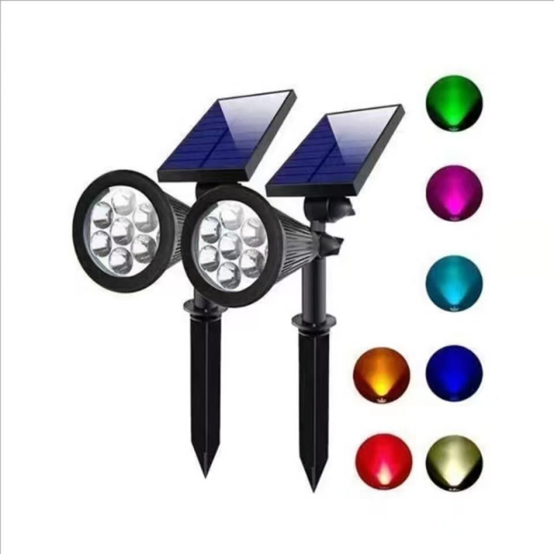 Vanjsko solarno vrtno svjetlo – LED, 5W, 3.7V, cvjetni oblik, induktivni prekidač, vrijeme osvjetljenja 12–16 h